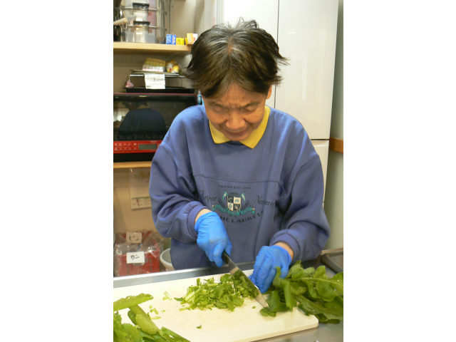 細かく刻みます。