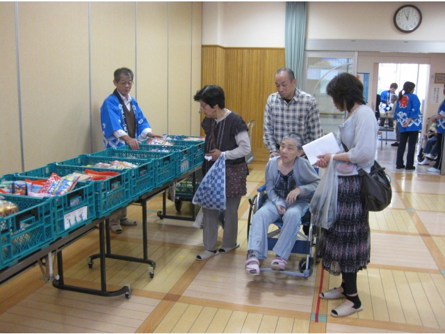 菓子販売コーナー