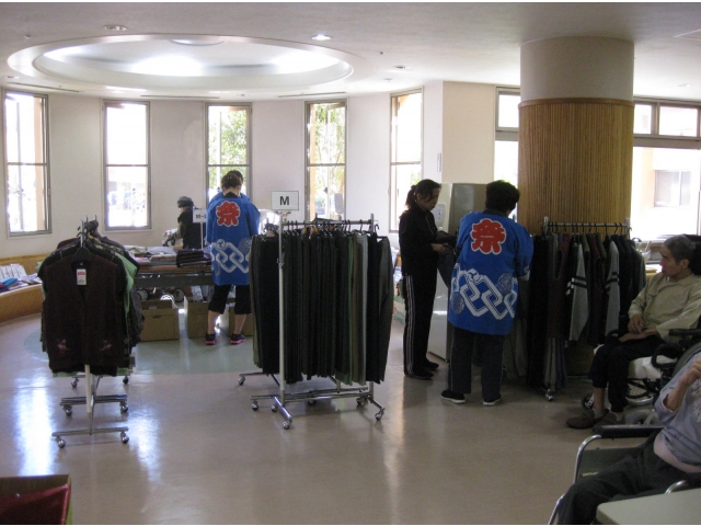 衣類販売コーナー