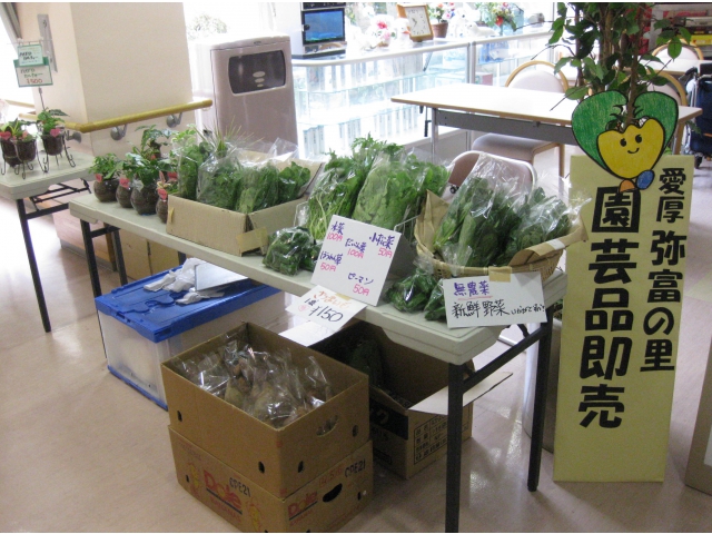 愛厚弥富の里
園芸品即売コーナー