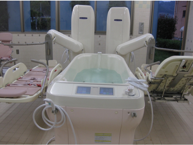 寝式浴槽です！