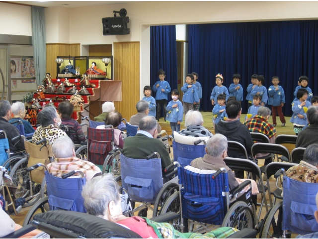 お雛様と一緒に！