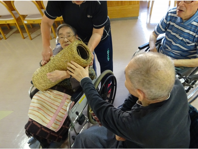 利用者の方も興味深々（8分音符）