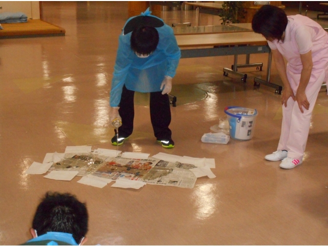 介護員による実践