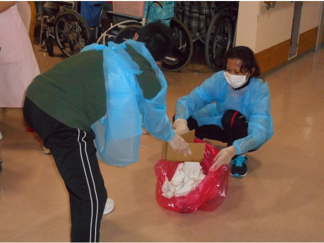 交代にて、介護員が実践で学びました