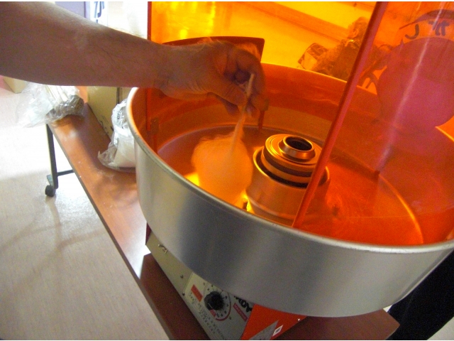 綿菓子コーナー