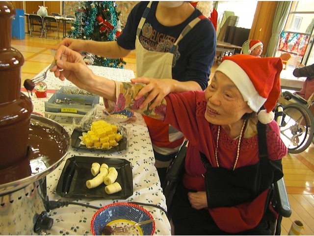 初めてのチョコレートファウンテン♪