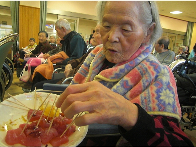 “おいしいねぇ”