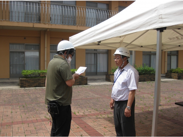 全員避難完了しました！