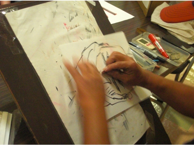 初登場！似顔絵の清水様