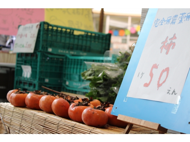 他事業所の柿販売　おいしそう