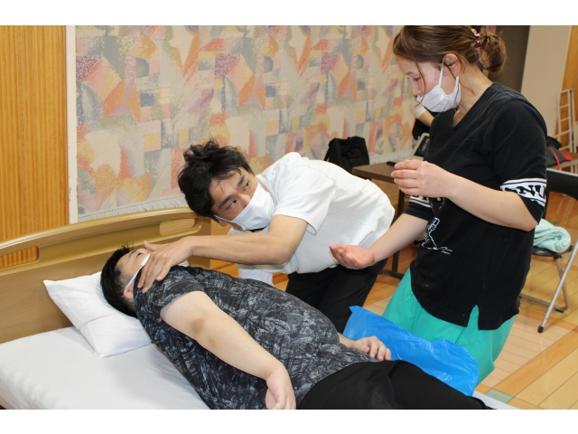 先生からの指導風景