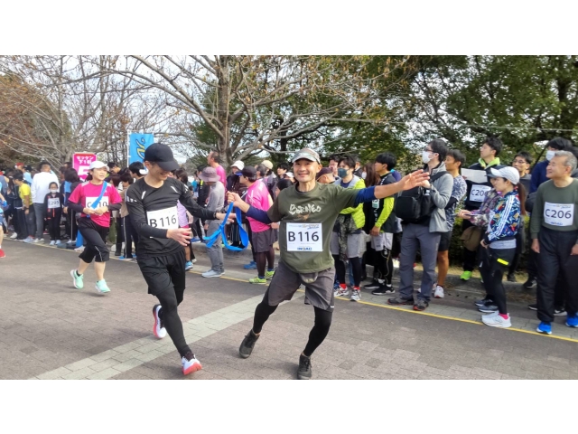 見事な襷リレー