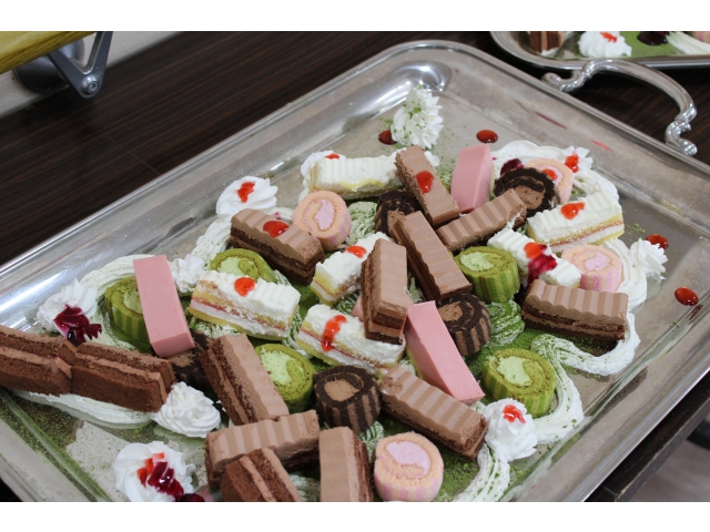 美味しそうなケーキがたくさん準備されました♪