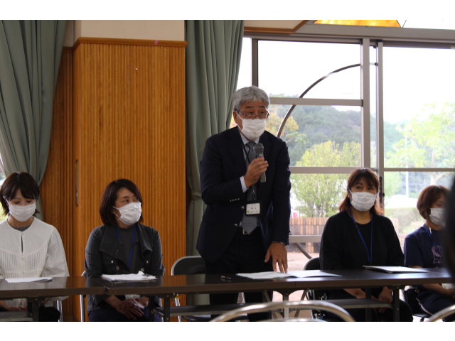 家族懇談会が始まります。