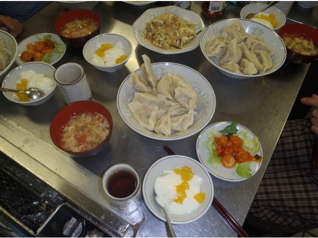 料理が出来上がりました