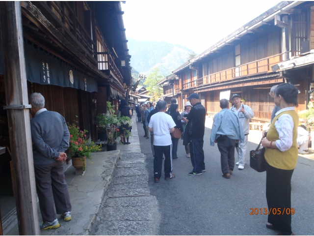 妻籠宿を散策しました