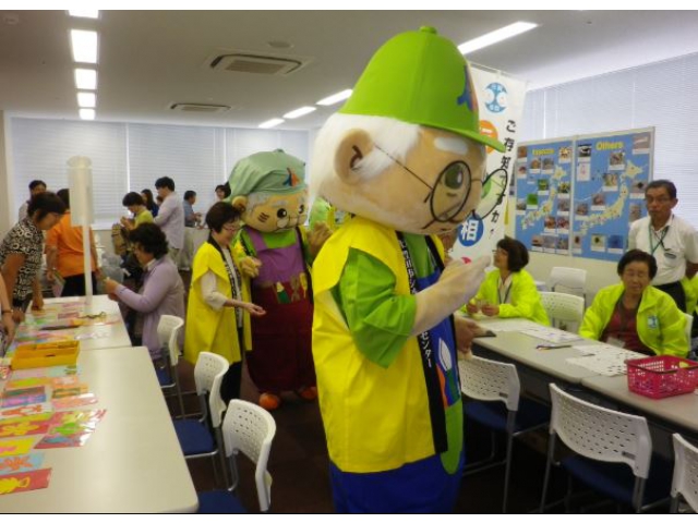 マスコットによる応援訪問