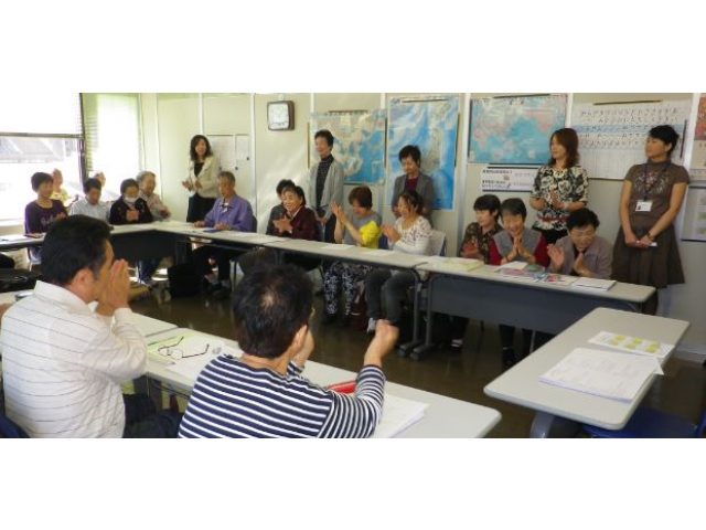 日本語教室にて