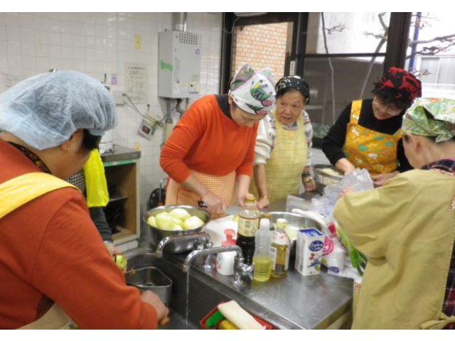 野菜の下ごしらえ