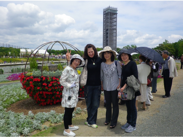 花銀河の近くで