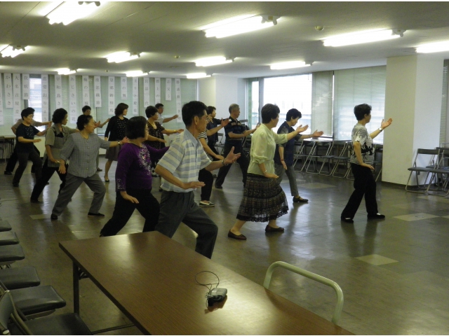 太極拳教室のみなさん