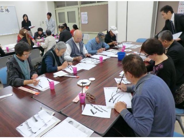 水墨画体験（その2）