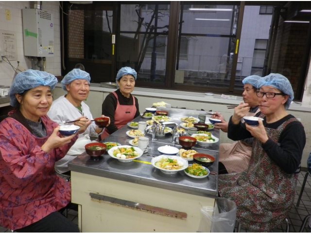 料理が完成しました