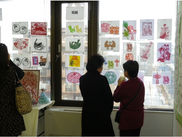 剪紙教室の作品