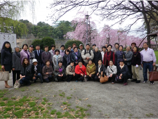 早めに集合写真を撮りました