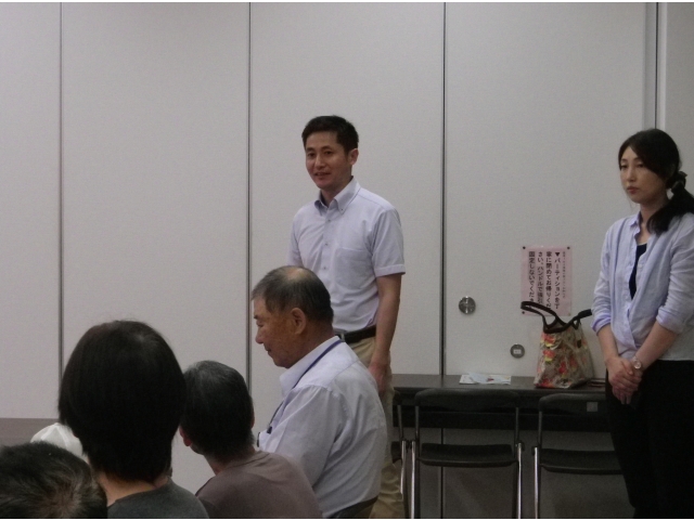 岐阜星友会の会長より挨拶