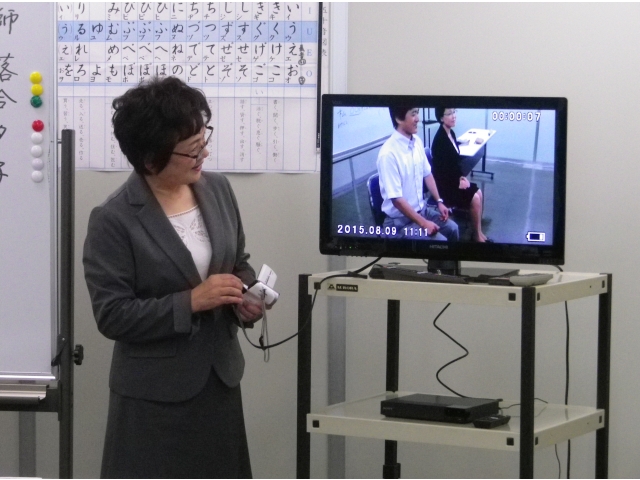 ビデオ撮影した後確認しました