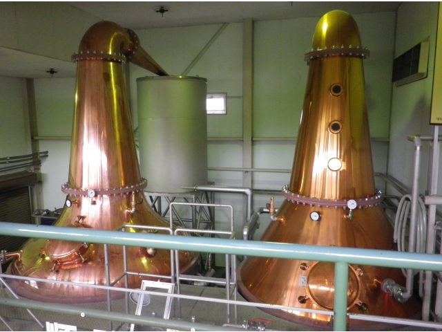 蒸留所のポットスチル