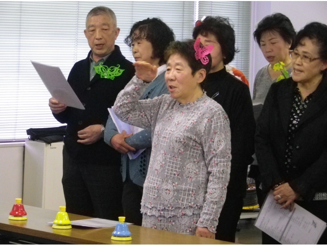 歌と手話のコラボでした