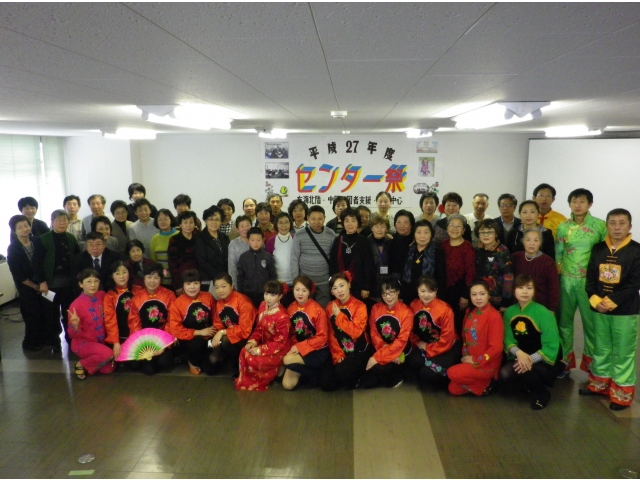 午前の部が終わって集合写真を撮りました