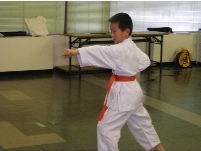 空手の演武です