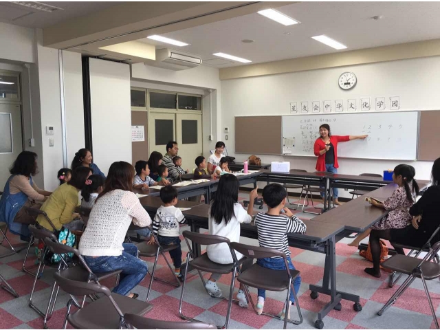 日本語教室は、親子で参加しました