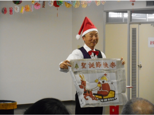 午後の部　最初は鈴木様のマジックショー