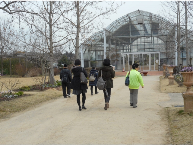 イングリッシュガーデンへ向かいます