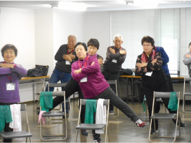 １日目　バランスをとる運動