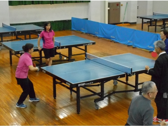 女性チームの試合風景