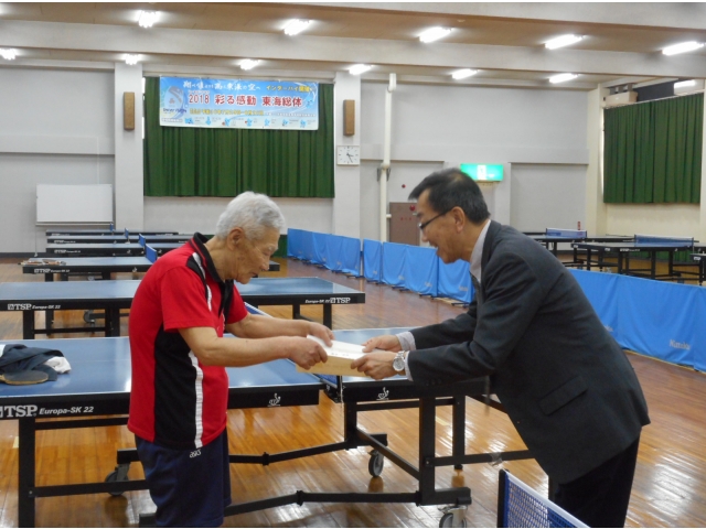 上位入賞者の表彰式を行いました