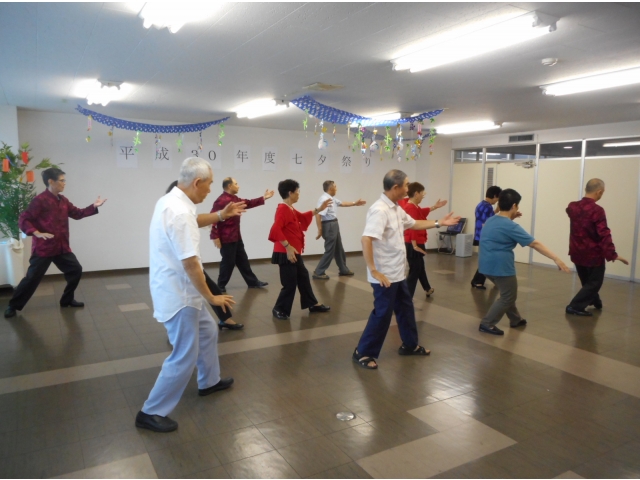 太極拳教室の皆さん