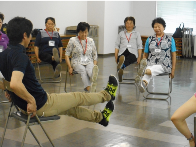 脚のトレーニング