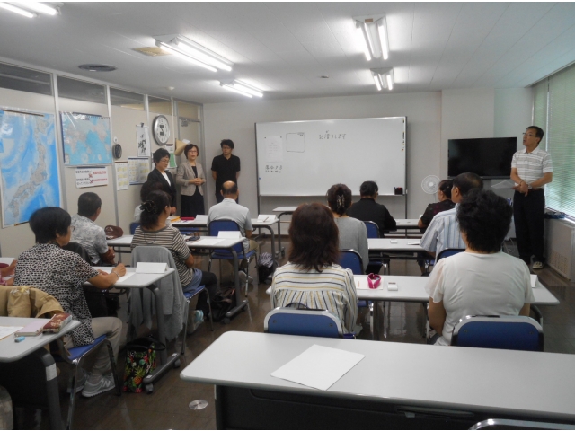 所長から講座開講の挨拶