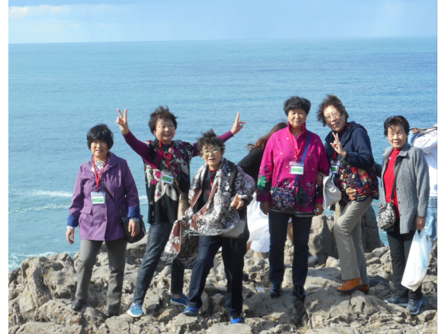 崖の先端まで行きました。