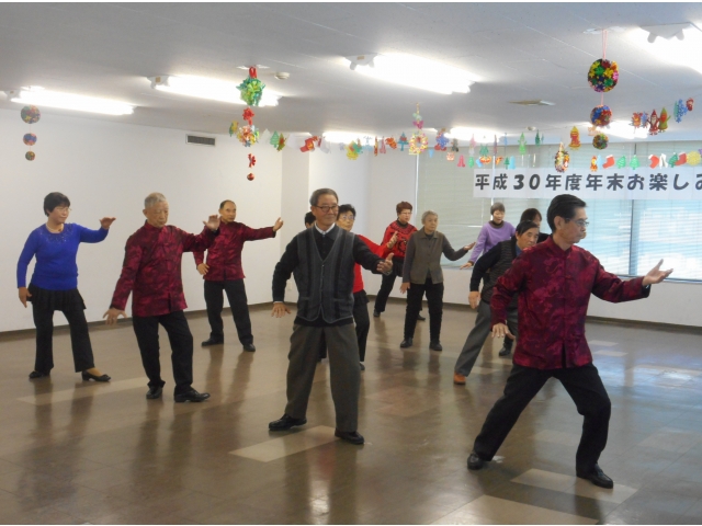 太極拳教室の皆さん