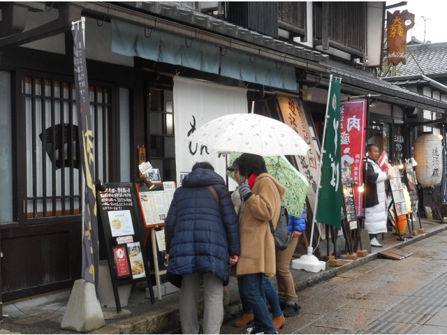キャッスルロードで昼食