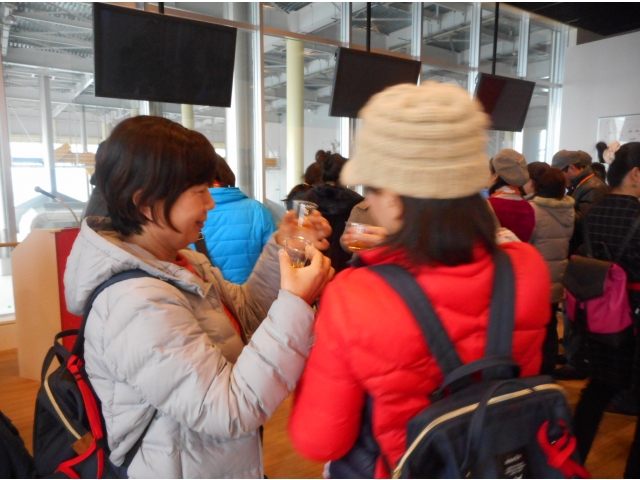 麦汁の飲み比べ