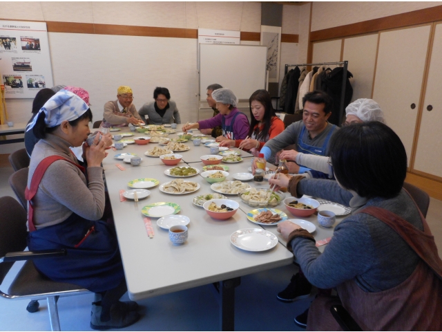 お話をしながら頂きました